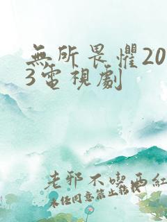 无所畏惧2023电视剧