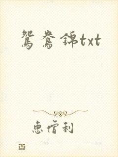 鸳鸯锦txt