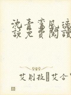 沈青鸾风璃宸小说免费阅读