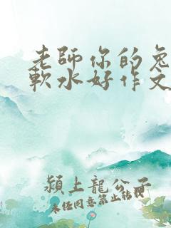 老师你的兔子好软水好作文免费阅读