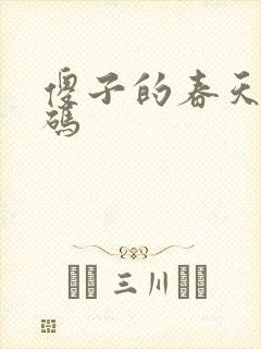 傻子的春天无乱码