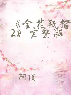 《金花瓶楷梅花2》完整版