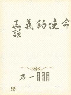 正义的使命 小说