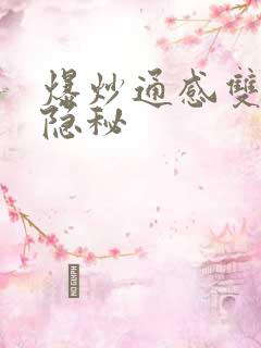 爆炒通感双胞胎隐秘