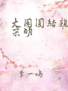 大团圆结亲情会宋明