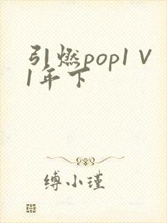 引燃pop1∨1年下