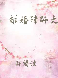 离婚律师大结局