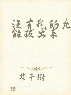 没有我的允许不能拔出来