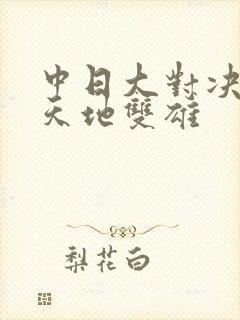 中日大对决  天地双雄