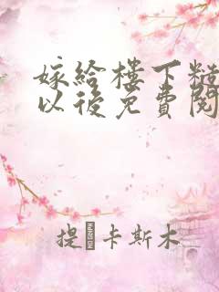 嫁给楼下糙汉后以后免费阅读书香