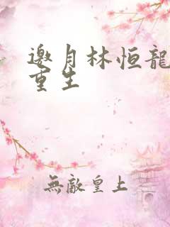邀月林恒龙凤胎重生