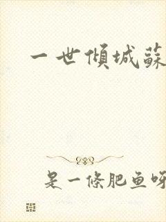 一世倾城苏小暖