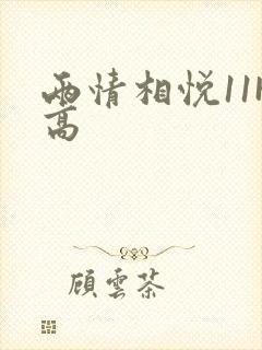 两情相悦11H高