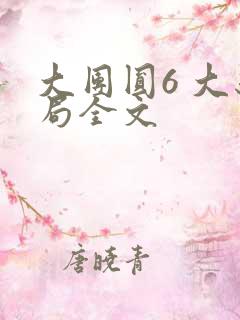 大团圆6 大结局全文