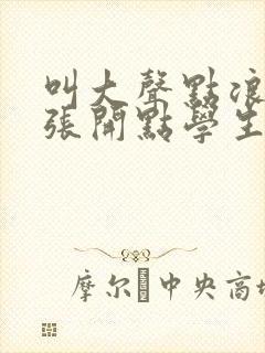 叫大声点浪货腿张开点学生