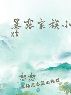 暴露家族小说txt