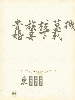 贵族校草拽拽未婚妻下载