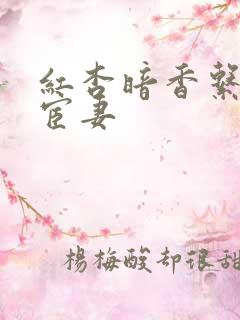 红杏暗香系列之宦妻