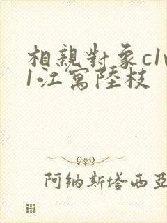 相亲对象c1v1江寓陆枝