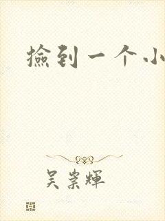 捡到一个小妖精