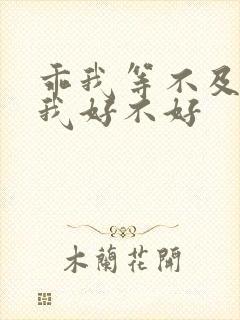 乖我等不及了给我好不好