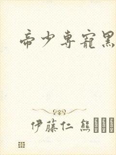 帝少专宠黑道妻