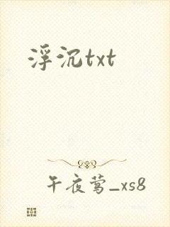 浮沉txt