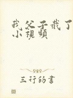 我父子截了一段小视频