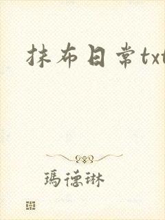 抹布日常txt