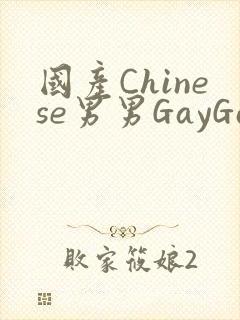国产Chinese男男GayGayAPP
