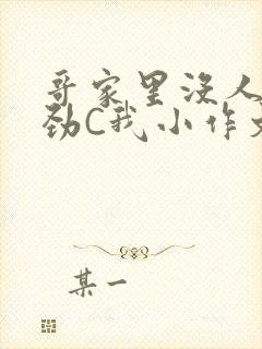 哥家里没人使点劲C我小作文小说