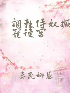 调教侍奴撅臀男宠后宫