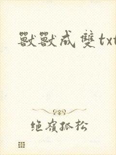 兽兽成双txt