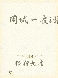 同城一夜i情