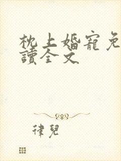 枕上婚宠免费阅读全文