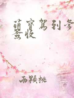 萌宝驾到爹地请签收