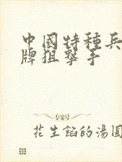 中国特种兵之王牌狙击手