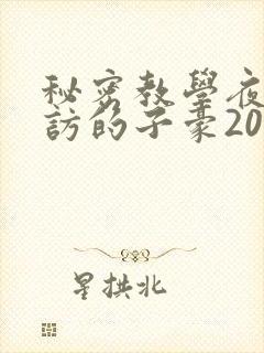 秘密教学夜晚到访的子豪20话