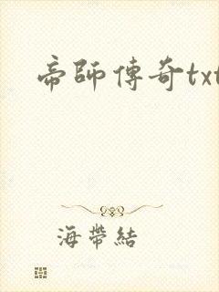 帝师传奇txt