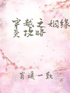 穿越之姻缘劫萧炎攻略