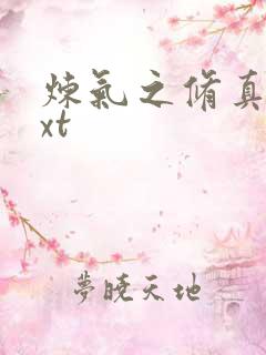 炼气之修真者txt