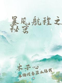 暴风航程之南海秘密