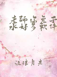 老师你兔子好软水好多软件