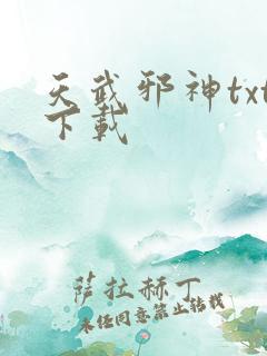 天武邪神txt下载