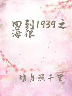 回到1939之海狼