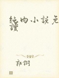 纯肉小说免费阅读