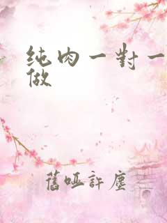 纯肉一对一到处做
