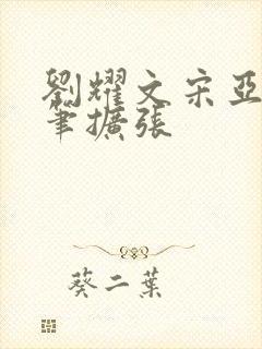 刘耀文宋亚轩用笔扩张