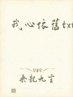 我心依旧txt