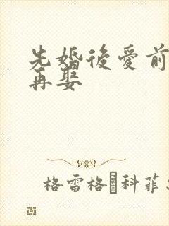 先婚后爱前妻难再娶